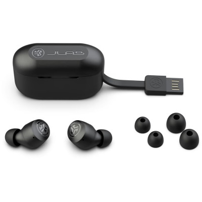 Bluetooth-гарнітура JLab Go Air Pop TWS  Black (IEUEBGAIRPOPRBLK124)