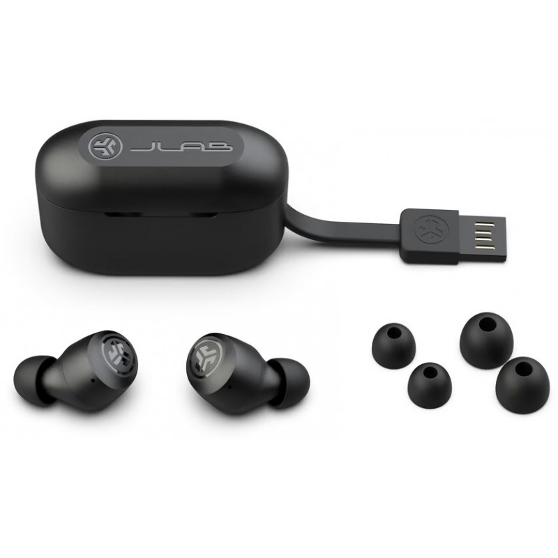 Bluetooth-гарнітура JLab Go Air Pop TWS  Black (IEUEBGAIRPOPRBLK124)