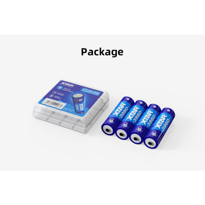 Акумулятор XTAR AA/HR06 Li-ion 2500 mAh 4 шт. Акумулятор XTAR AA/HR06 Li-ion 2500 mAh 4 шт.