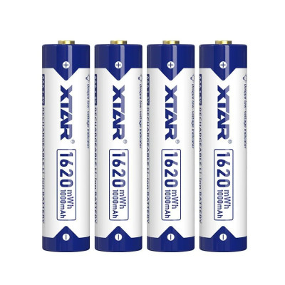 Акумулятор XTAR AAA/LR03 Li-ion 1000 mAh 4 шт. Акумулятор XTAR AAA/LR03 Li-ion 1000 mAh 4 шт.