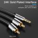 Кабель Vention 3.5 мм - 2.5 мм (M/M), 3 м, Black (BALBI)
