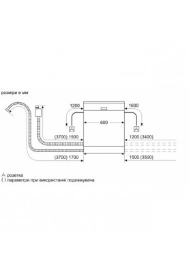 Вбудована посудомийна машина Bosch SMV6EMX75Q