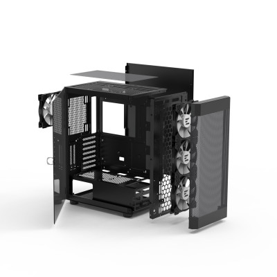 Корпус Zalman I4 TG Black (I4TGBLACK) без БЖ