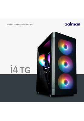 Корпус Zalman I4 TG Black (I4TGBLACK) без БЖ