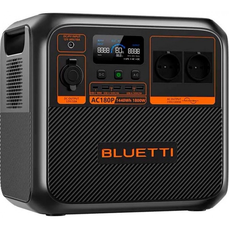 Зарядна станція Bluetti AC180P, 1440Wh, 1800W, LiFePO4_EU