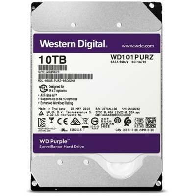 Накопичувач HDD SATA 10.0TB WD Purple 7200rpm 256MB (WD101PURZ)