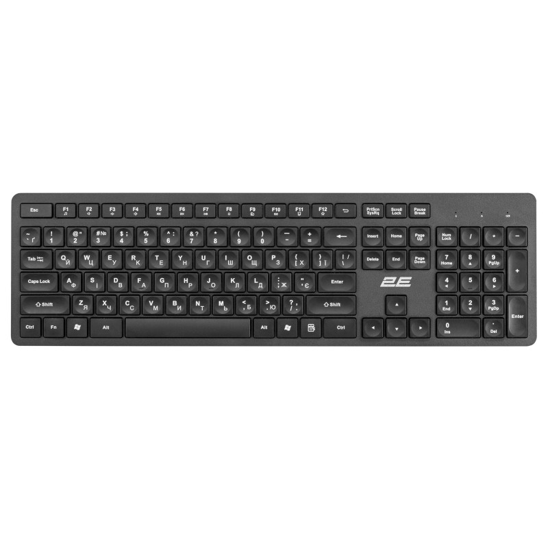Комплект (клавіатура, миша) бездротовий 2E MK420 Black (2E-MK420WB_UA)