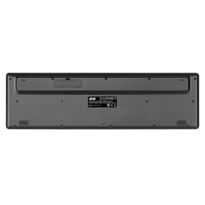 Комплект (клавіатура, миша) бездротовий 2E MK420 Black (2E-MK420WB_UA)