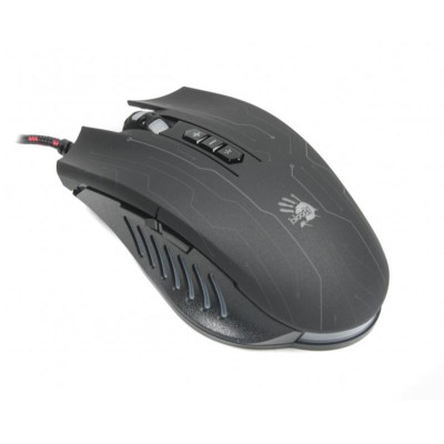 Мышь A4Tech Q81 Bloody Neon XGlide Black USB + коврик
