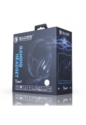 Гарнітура Sades SA-701 Black/Blue (sa701blj)