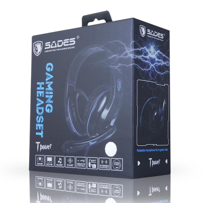 Гарнітура Sades SA-701 Black/Blue (sa701blj)