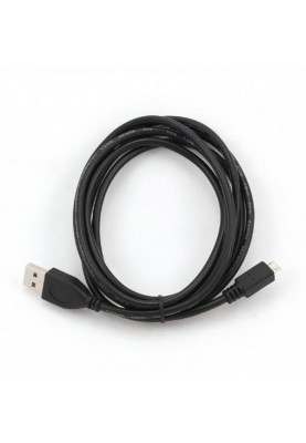 Кабель Cablexpert USB - micro USB V 2.0 (M/M), 0.1 м, чорний (CCP-mUSB2-AMBM-0.1M)