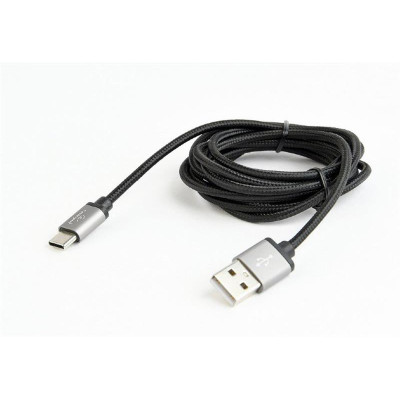 Кабель Cablexpert USB - USB Type-C V 2.0 (M/M), 1.8 м, чорний (CCB-mUSB2B-AMCM-6)
