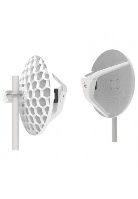 Комплект точок доступу Mikrotik Wireless Wire Dish (RBLHGG-60adkit) (60GHz, 1xGE, PoE In 1Gb до 1500м)