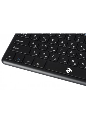 Клавіатура бездротова 2E KT100 WL Ukr Black (2E-KT100WB)