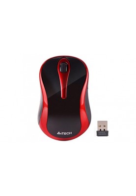 Мишка бездротова A4Tech G3-280N Black/Red USB V-Track