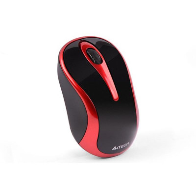 Мишка бездротова A4Tech G3-280N Black/Red USB V-Track