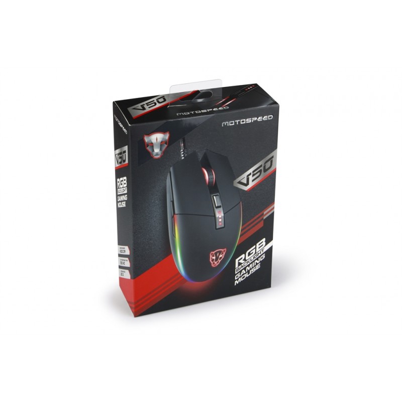 Миша Motospeed V50 (mtv50) Black USB