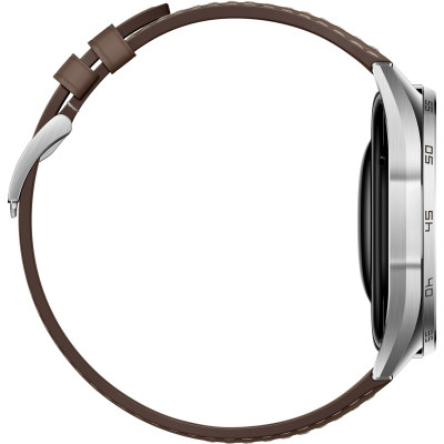 Смарт-годинник Huawei Watch GT 6 46mm Steel with Brown Composite Leather Strap (55020FTW) Смарт-годинник Huawei Watch GT 6 46mm Steel with Brown Composite Leather Strap (55020FTW)