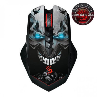 Миша бездротова A4Tech  R80A Bloody Skull Black USB