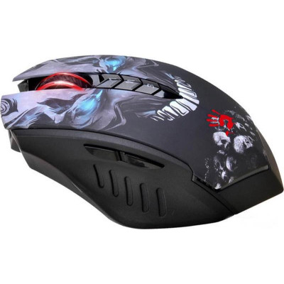 Миша бездротова A4Tech  R80A Bloody Skull Black USB