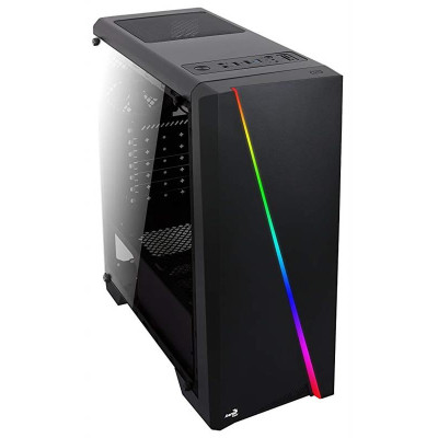 Корпус AeroCool Cylon BG RGB (Cylon BG Tempered Glass) Black без БЖ