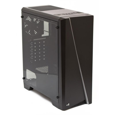 Корпус AeroCool Cylon BG RGB (Cylon BG Tempered Glass) Black без БЖ