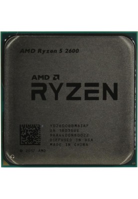 Процесор AMD Ryzen 5 2600 (3.4GHz 16MB 65W AM4) Tray (YD2600BBM6IAF)