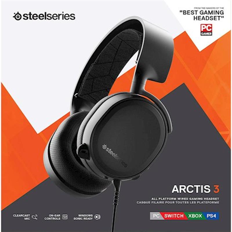 Гарнитура SteelSeries Arctis 3 2019 Edition Black (61503)