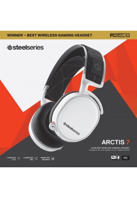 Гарнітура SteelSeries Arctis 7 2019 Edition White (61508)