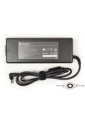 Блок питания PowerPlant для ноутбука Asus 220V, 19V 120W 6.32A, 5.5х2.5мм (AS120F5525)