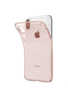 Чохол-накладка Spigen Liquid Crystal Glitter для Apple iPhone XS Max Rose Quartz (065CS25124)