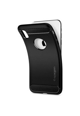 Чохол-накладка Spigen Rugged Armor для Apple iPhone XS Max Matte Black (065CS25125)