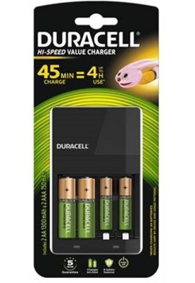 Зарядний пристрій Duracell CEF14 + AA/HR06 NI-MH 1300 mAh BL 2шт + AAA/HR03 NI-MH 750 mAh BL 2шт