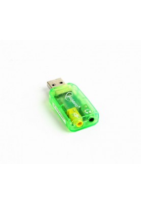 Звукова карта Gembird SC-USB-01 Green