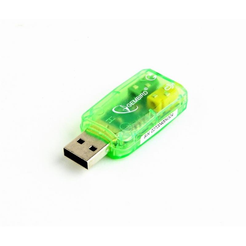 Звукова карта Gembird SC-USB-01 Green