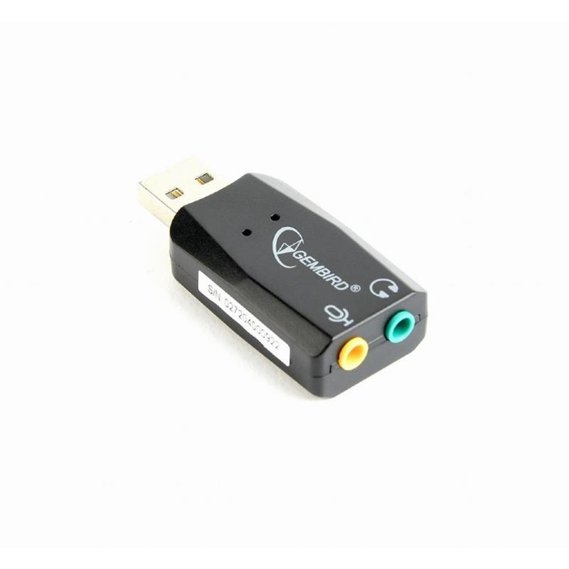 Звуковая карта Gembird SC-USB2.0-01 Black