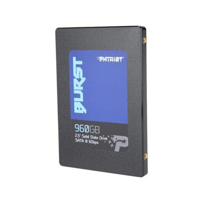 Накопичувач SSD  960GB Patriot Burst 2.5` SATAIII 3D TLC (PBU960GS25SSDR)