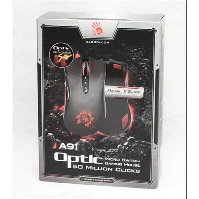 Мишка A4Tech A91A Bloody Black USB