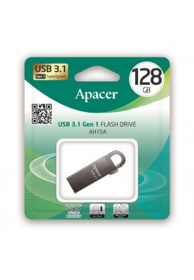 Флеш-накопичувач USB3.1 128GB Apacer AH15A Black (AP128GAH15AA-1)