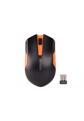 Миша бездротова A4Tech G3-200N Black/Orange USB V-Track