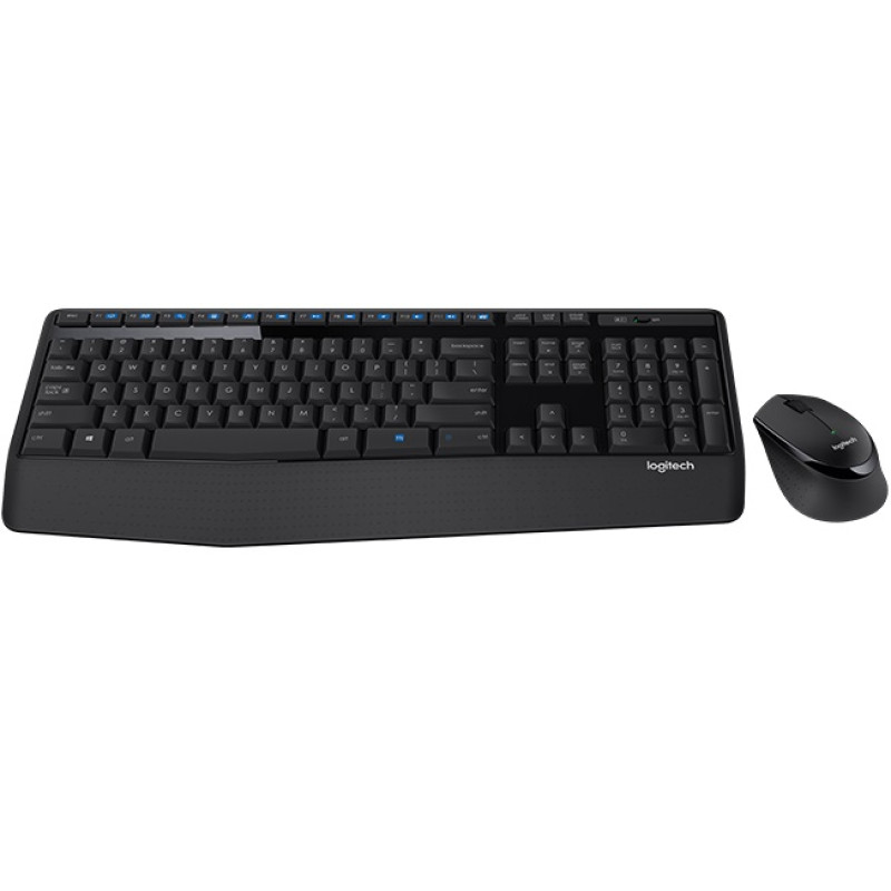 Комплект (клавиатура, мышь) беспроводной Logitech MK345 Combo Black USB (920-008534)