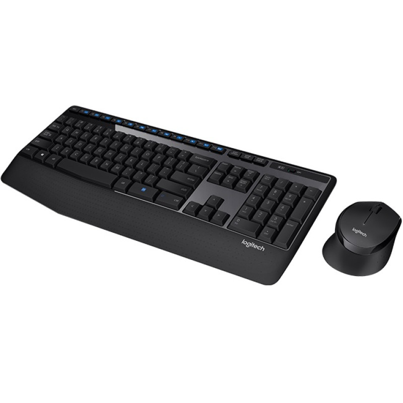 Комплект (клавиатура, мышь) беспроводной Logitech MK345 Combo Black USB (920-008534)