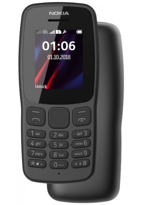 Мобільний телефон Nokia 106 New 2018 Dual Sim Grey