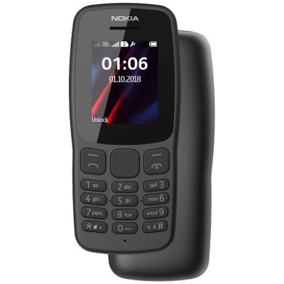 Мобільний телефон Nokia 106 New 2018 Dual Sim Grey