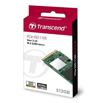 Накопичувач SSD  512GB Transcend MTE110S M.2 2280 PCIe 3.0 x4 3D TLC (TS512GMTE110S)