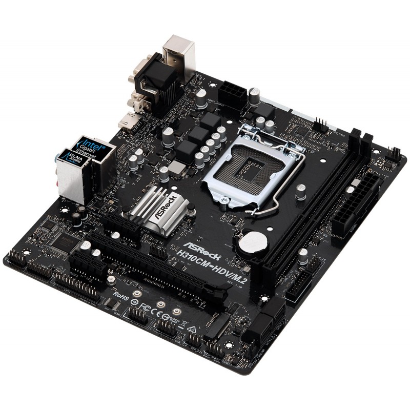 Материнская плата ASRock H310CM-HDV/M.2 Socket 1151