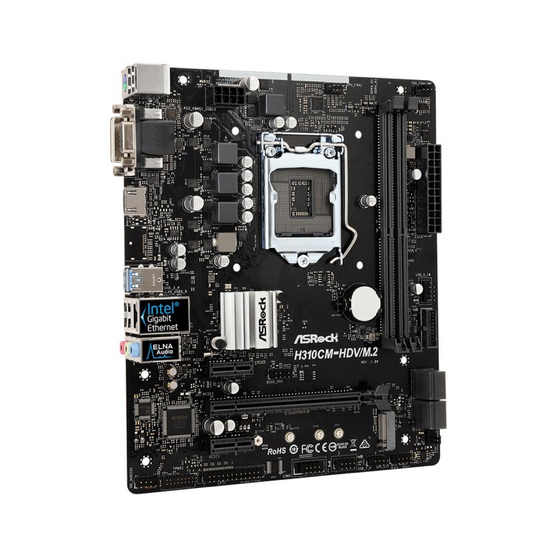 Материнская плата ASRock H310CM-HDV/M.2 Socket 1151