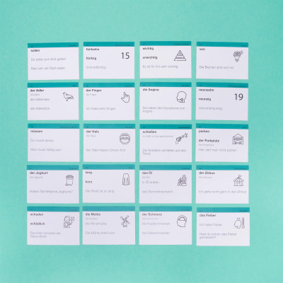 Картки для вивчення німецької мови English Student. Рівень A2 – Нижче середнього