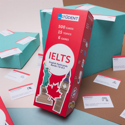 Картки для вивчення англійської мови English Student. IELTS (english to english)